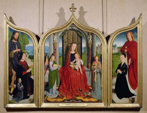 El tríptico de la familia Sedano, c.1495-98 de Gerard David